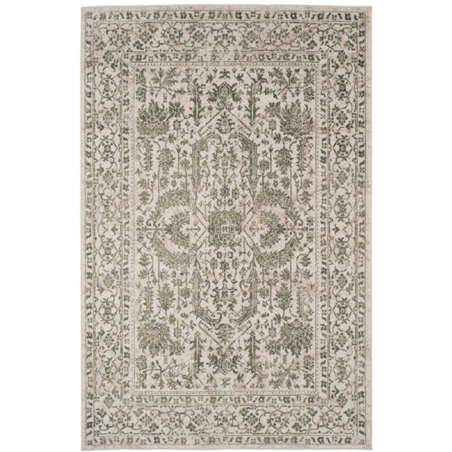 Kukoon Oscar Isadora Flat Sage Green Vintage Rug 120 x 170cm - image 1