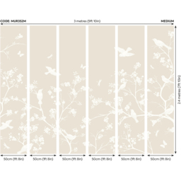 Origin Murals Blossom Trail Multicolour Wall Mural - thumbnail 3