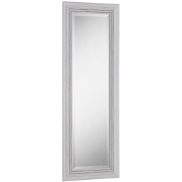 Yearn Distressed White Bevelled Dressing Mirror 128.5 x 44.5cm