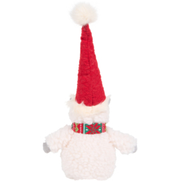 Santa's Chalet Red and White Shelf Sitting Yeti Christmas Decoration 75cm - thumbnail 3