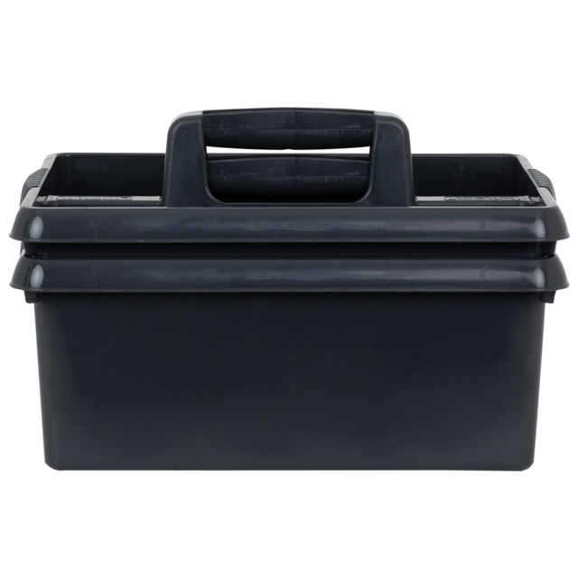 2 x Wham Casa Kitchen Plastic Large 2 Section Tidy /Caddy Organiser 2 Pack - image 1