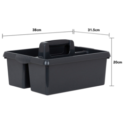 2 x Wham Casa Kitchen Plastic Large 2 Section Tidy /Caddy Organiser 2 Pack - thumbnail 4