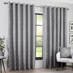 Maison Blackout Curtain Silver 168cm x 183cm