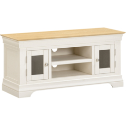 Seconique Bordeaux Ivory and Oak Small TV Stand - thumbnail 2
