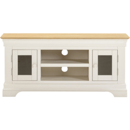 Seconique Bordeaux Ivory and Oak Small TV Stand - thumbnail 3