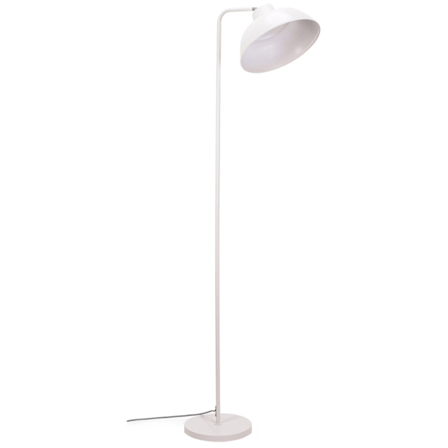 ValueLights Morris White Retro Dome LED Floor Lamp - image 1