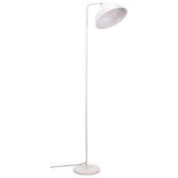 ValueLights Morris White Retro Dome LED Floor Lamp