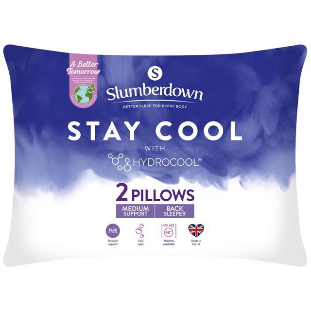 Pack of 2 Slumberdown Hydrocool Pillows - image 1