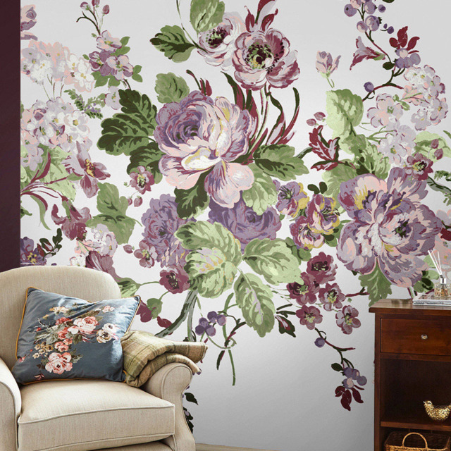 Laura Ashley Rosemore Grape Mural - image 1