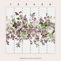 Laura Ashley Rosemore Grape Mural - thumbnail 3