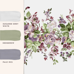 Laura Ashley Rosemore Grape Mural - thumbnail 2