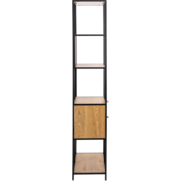 Florence Seaford Wild Oak 2 Drawer 4 Tier Tall Bookcase - thumbnail 4