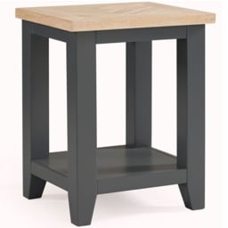 Julian Bowen Bordeaux Dark Grey Lamp Table - thumbnail 2