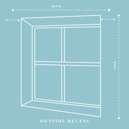 Caecus White Blackout Roller Blind 210 x 210cm - thumbnail 3