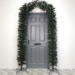 Samuel Alexander Green Single Door Tall Christmas Tree Arch 8ft - thumbnail 2