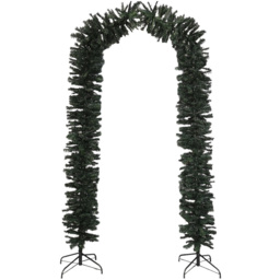 Samuel Alexander Green Single Door Tall Christmas Tree Arch 8ft - thumbnail 1