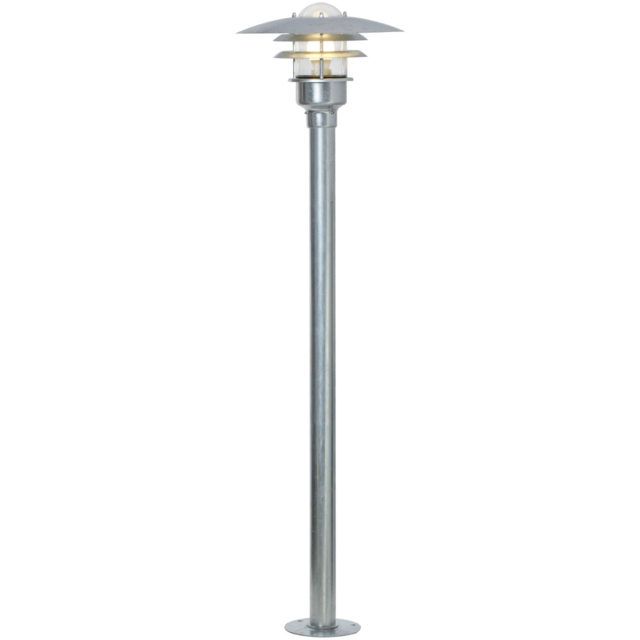 Nordlux Lonstrup 32 Weatherproof Galvanized Steel Outdoor Lamp Post - image 1