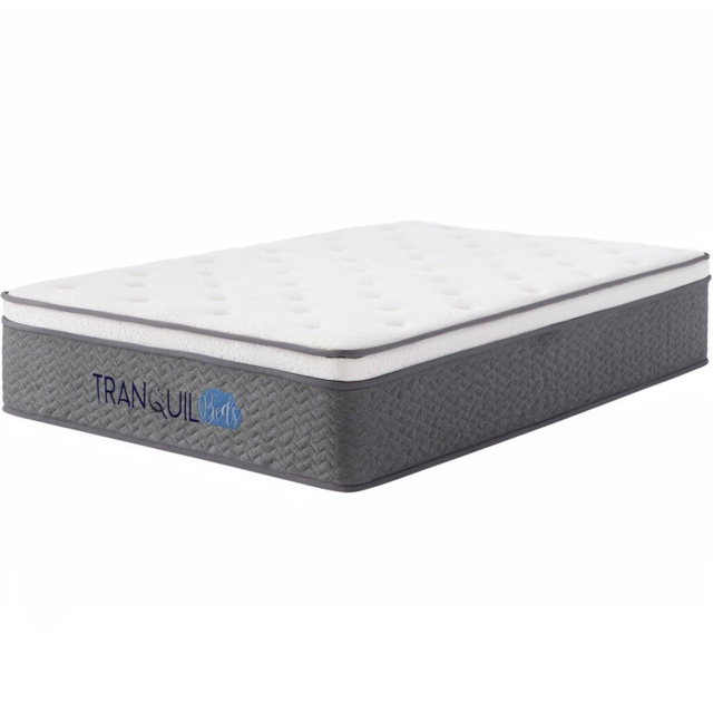 FWStyle Trance King Size Pillow Top Pocket Sprung Mattress with Edge Support - image 1