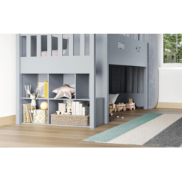 Flair Charlie Wooden Grey Mid Sleeper - thumbnail 2