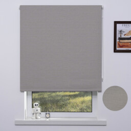 Trends Cream Jute Textured Blackout Blind 120 x 165cm