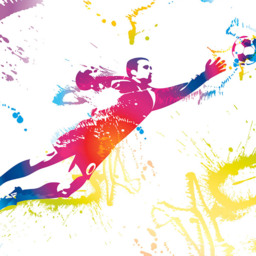 Origin Murals Football Goalkeeper Multicolour Wall Mural - thumbnail 2