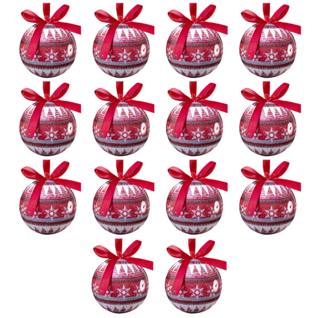 The Christmas Workshop Nordic Decoupage Snowflake Bauble 14 Pack - image 1