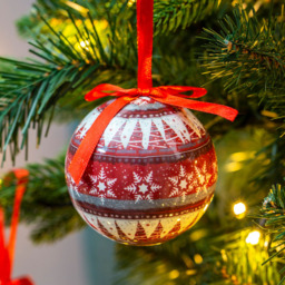 The Christmas Workshop Nordic Decoupage Snowflake Bauble 14 Pack - thumbnail 4