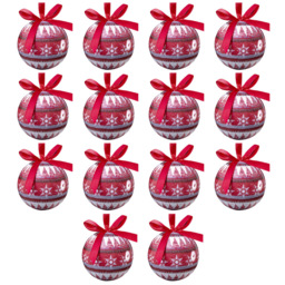 The Christmas Workshop Nordic Decoupage Snowflake Bauble 14 Pack - thumbnail 1