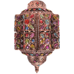 ValueLights Leyla Bronze Moroccan Style Easy Fit Lantern Shade