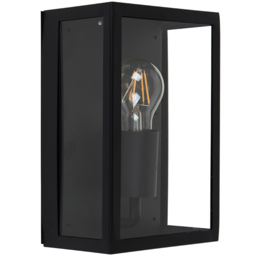 ValueLights Tideswell Black Outdoor Wall Lantern