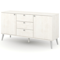 Core Products Augusta Curve 2 Door 3 Drawer Cabinet - thumbnail 2