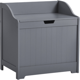 Bath Vida Priano Grey Wooden Bathroom Laundry Cabinet - thumbnail 2