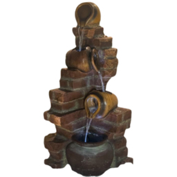 Tranquillity Moroccan Pots Solar Powered LED Water Feature - thumbnail 1