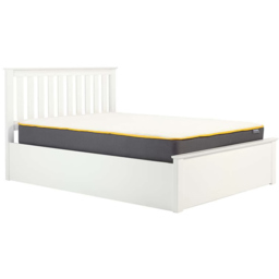 Phoenix King Size White Ottoman Bed - thumbnail 4