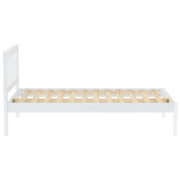 Denver Double White Wooden Bed - thumbnail 4
