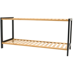 2 Tier Bamboo Shoe Rack - thumbnail 4