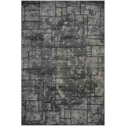 Desire Rugs Belgravia Metallic Sheen Modern Cobble Design Grey Rug 200 x 290cm - thumbnail 1