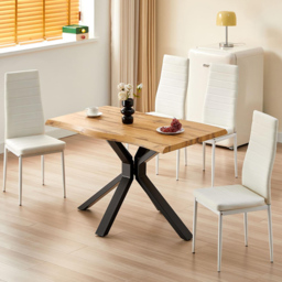 Kosy Koala 4 Seater Wooden Dining Set White
