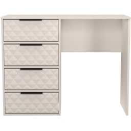 Crowndale Harlequin 4 Drawer Kashmir Matt Vanity Dressing Table Ready Assembled - thumbnail 3