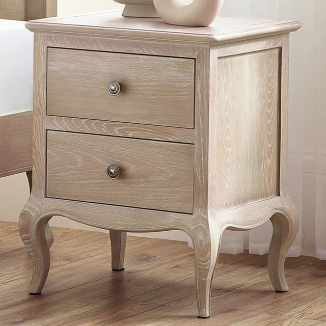 Julian Bowen Camille 2 Drawer Bedside Table - image 1
