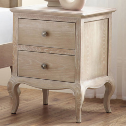 Julian Bowen Camille 2 Drawer Bedside Table - thumbnail 1
