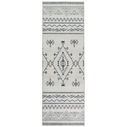 Origins My Washable Grey and Off White Nomad Rug 67 x 200cm - thumbnail 1