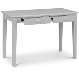 Julian Bowen Carrington 2 Drawer Grey Desk - thumbnail 4