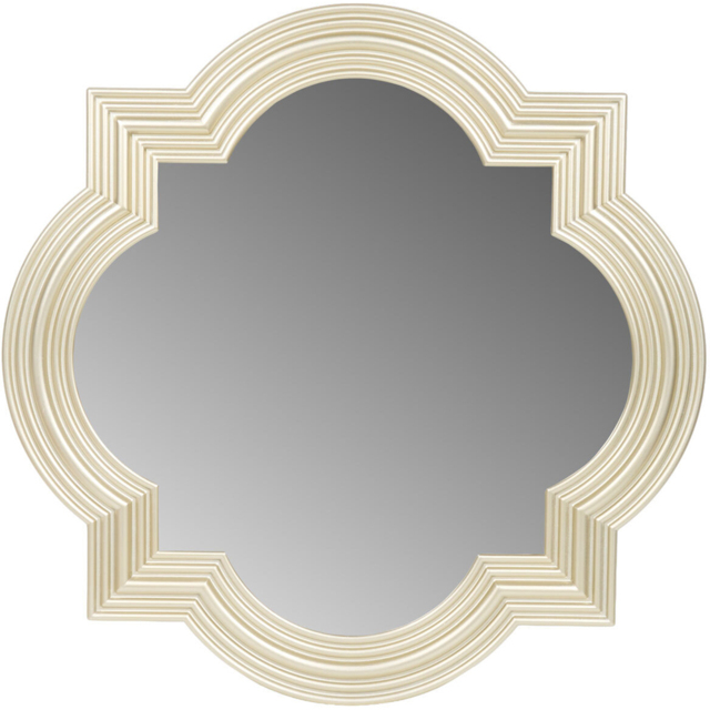 Quatrefoil Mirror Champagne - image 1