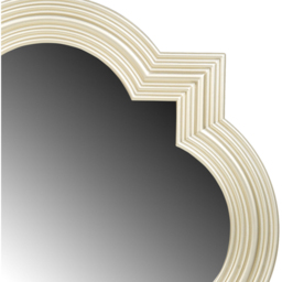 Quatrefoil Mirror Champagne - thumbnail 3