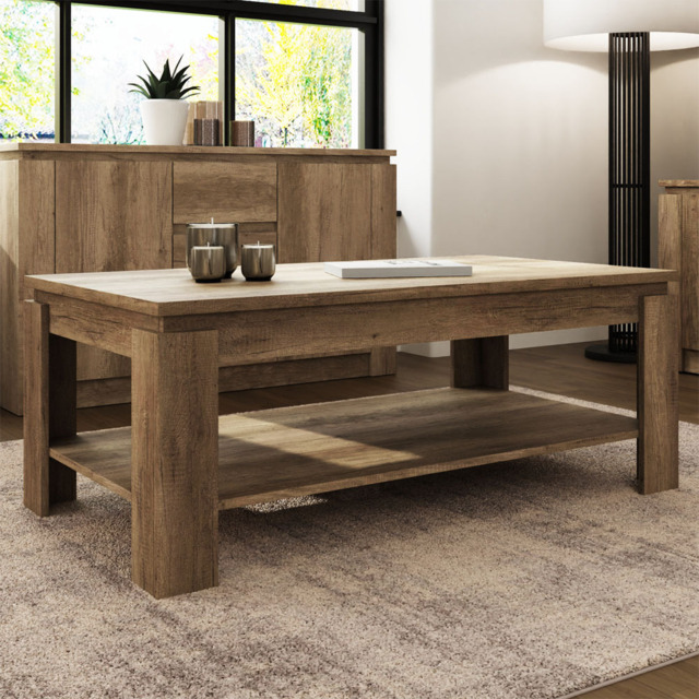 GFW Canyon Grey Oak Coffee Table - image 1