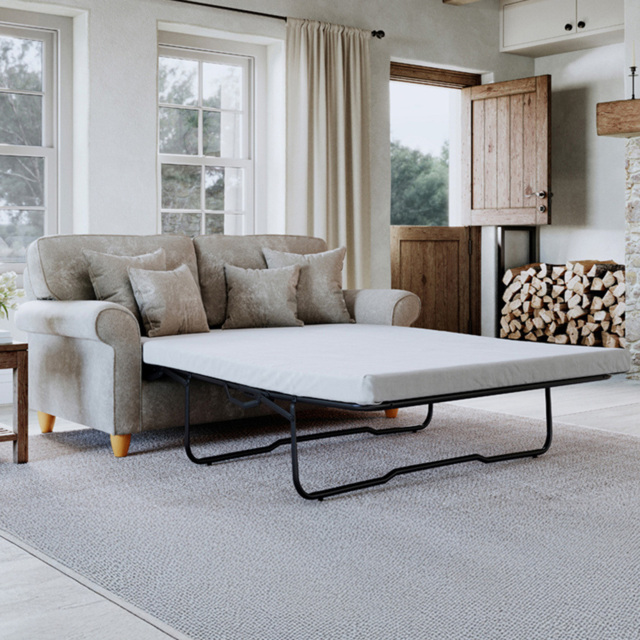 Sinatra Glory Beige 2 Seater Sofa Bed - image 1