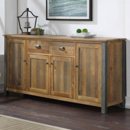 Baumhaus Urban Elegance 4 Door 2 Drawer Extra Large Sideboard