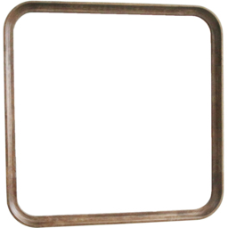 Curved Wooden Mirror Walnut - thumbnail 1