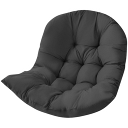 Living and Home Egg Chair Black Seat Cushions - thumbnail 1